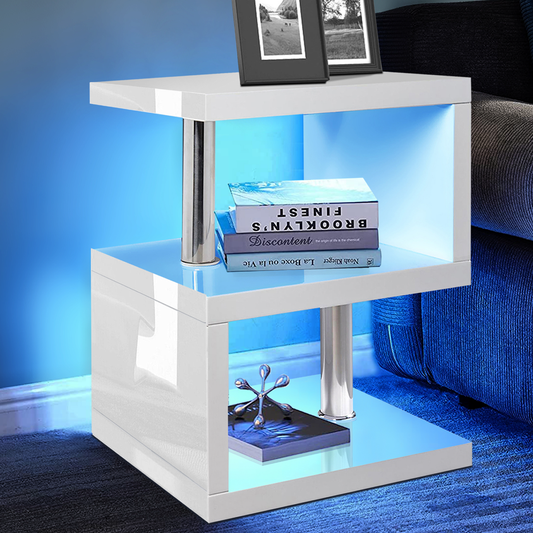 High Gloss Sofa End Coffee Table Bedside Table