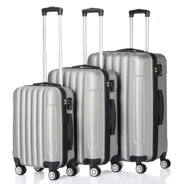 13/20/24/28" ABS Hard Shell Suitcase Set 4