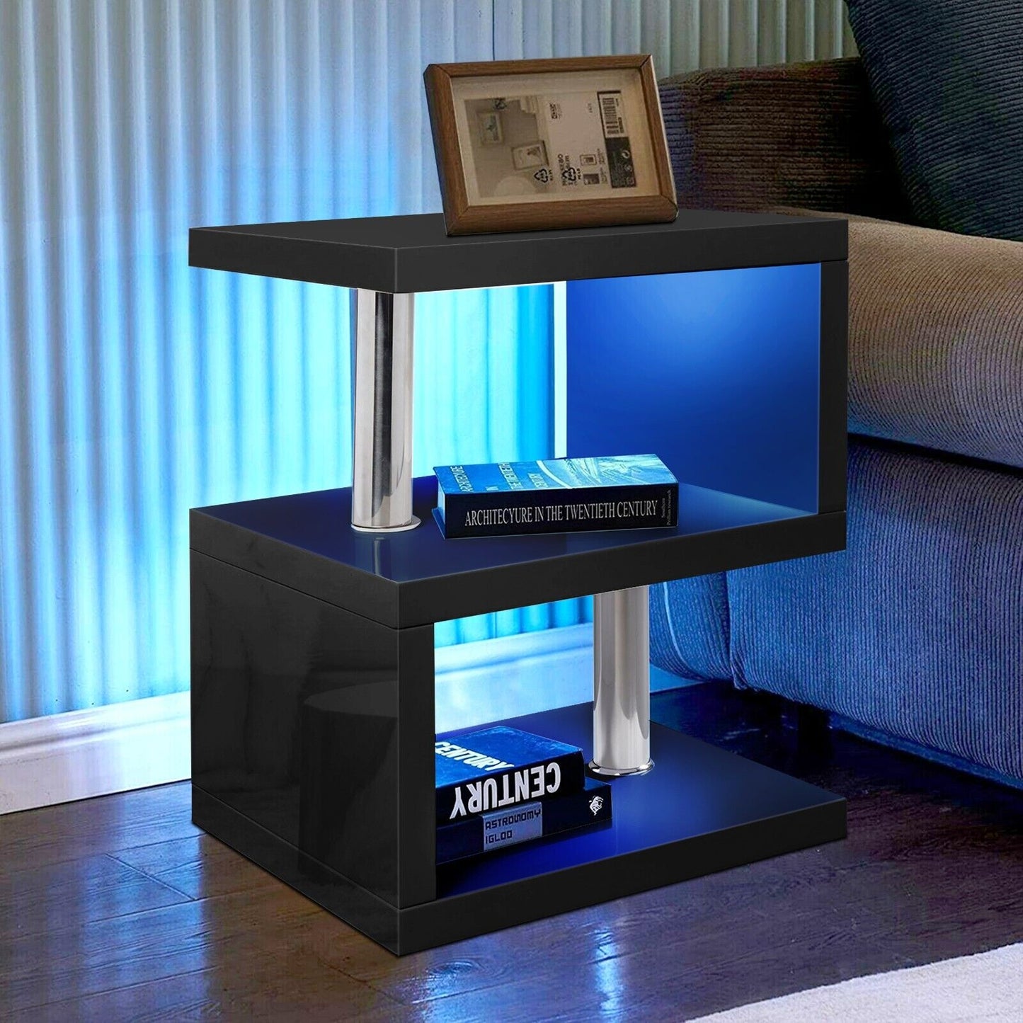 High Gloss Sofa End Coffee Table Bedside Table