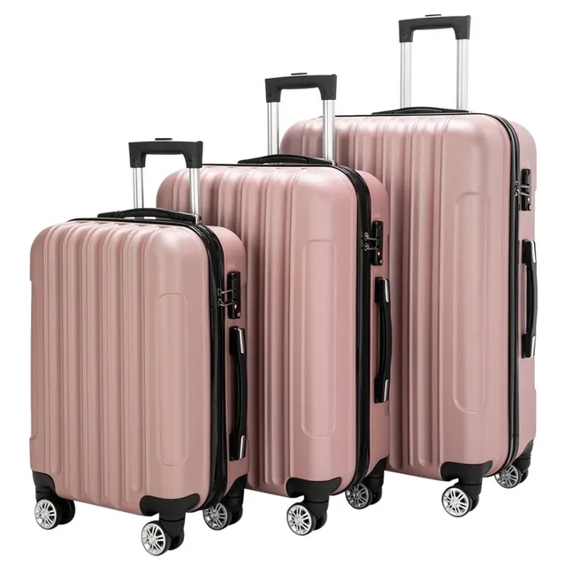 13/20/24/28" ABS Hard Shell Suitcase Set 4