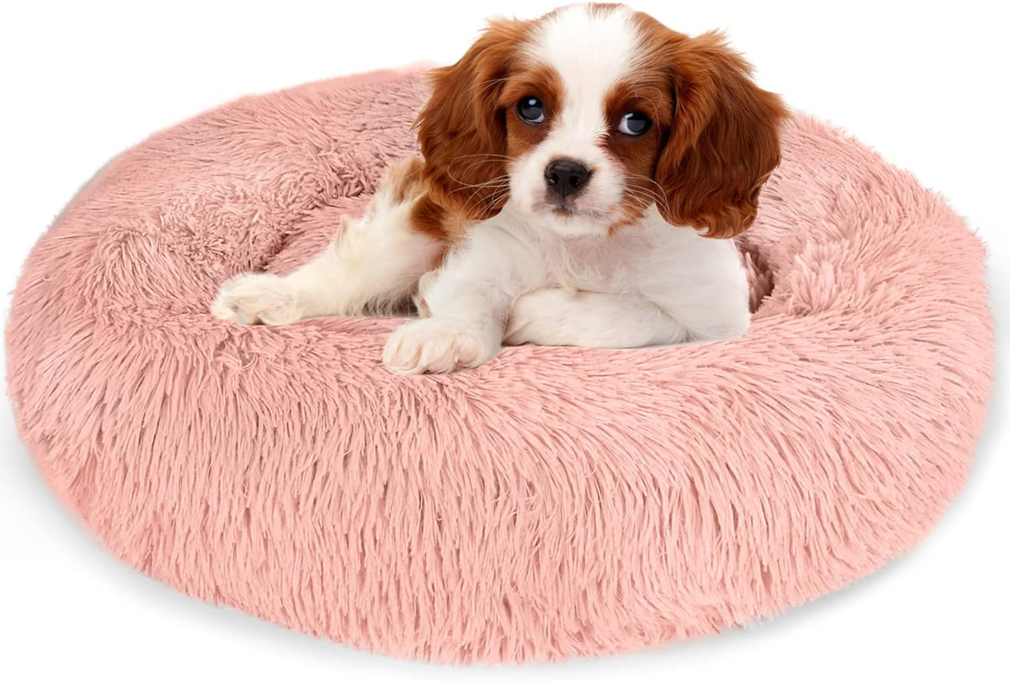 Round Fluffy Soft Pet Cat Dog Bed