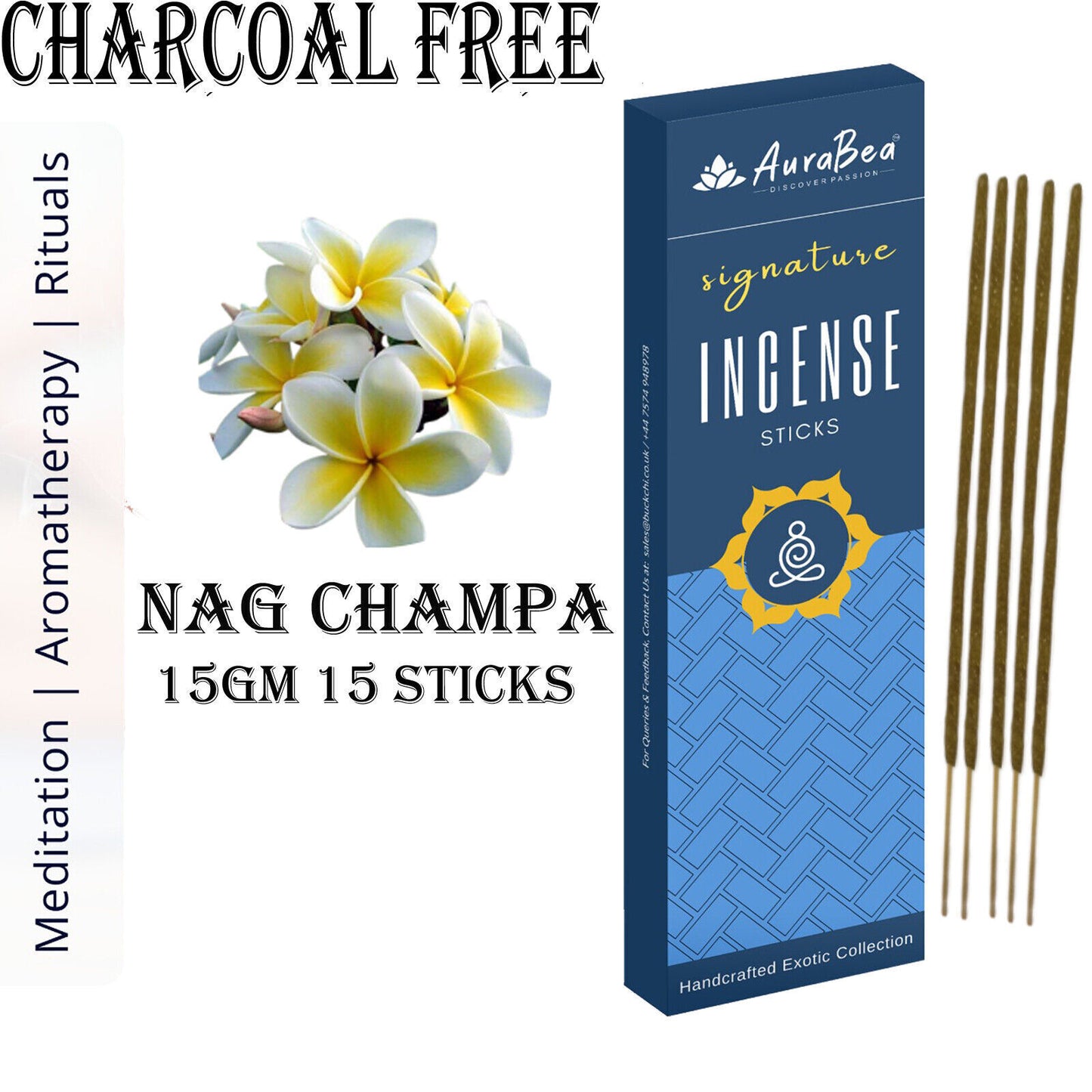 Agarbatti Incense Sticks Nag Champa From 99p Insence Joss 15g Mix Match Genuine