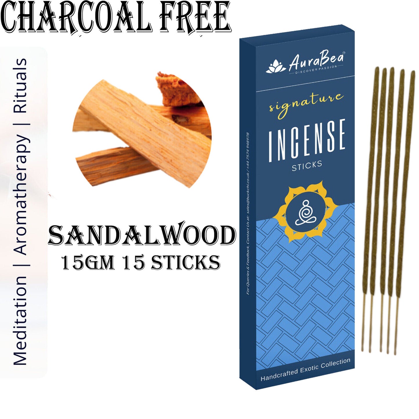 ️ Aurabea Incense Sticks Nag Champa From 99p Insence Joss 15g Mix Match Genuine