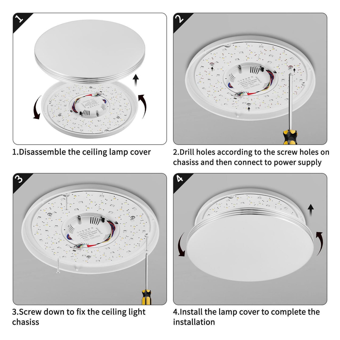 LED Ceiling Light Round Panel Down Lights