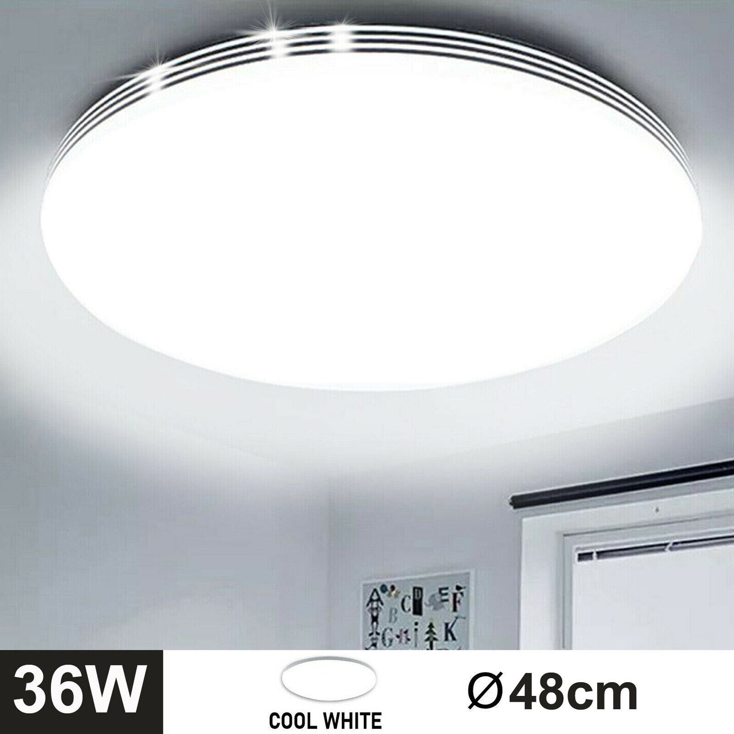 LED Ceiling Light Round Panel Down Lights