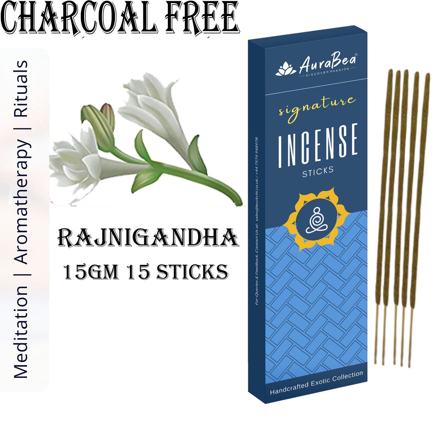 ️ Aurabea Incense Sticks Nag Champa From 99p Insence Joss 15g Mix Match Genuine