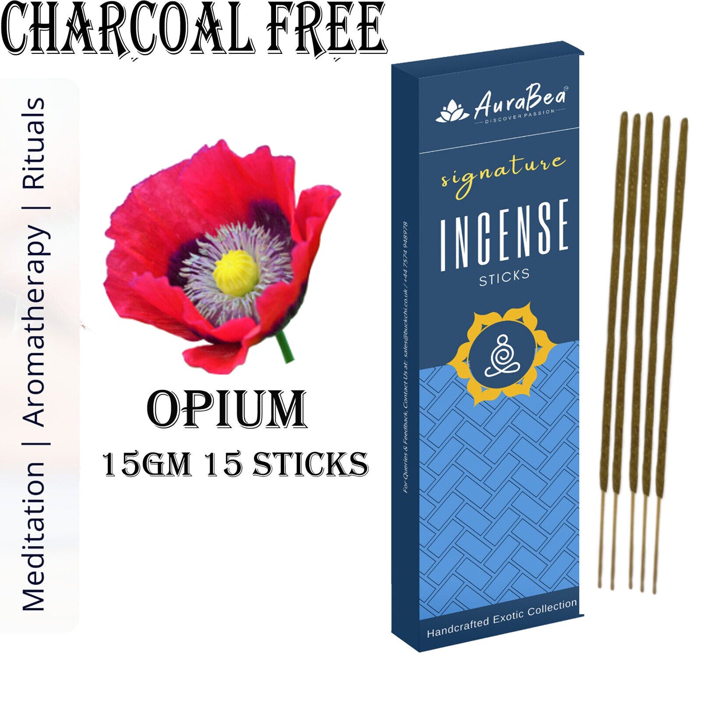 ️ Aurabea Incense Sticks Nag Champa From 99p Insence Joss 15g Mix Match Genuine