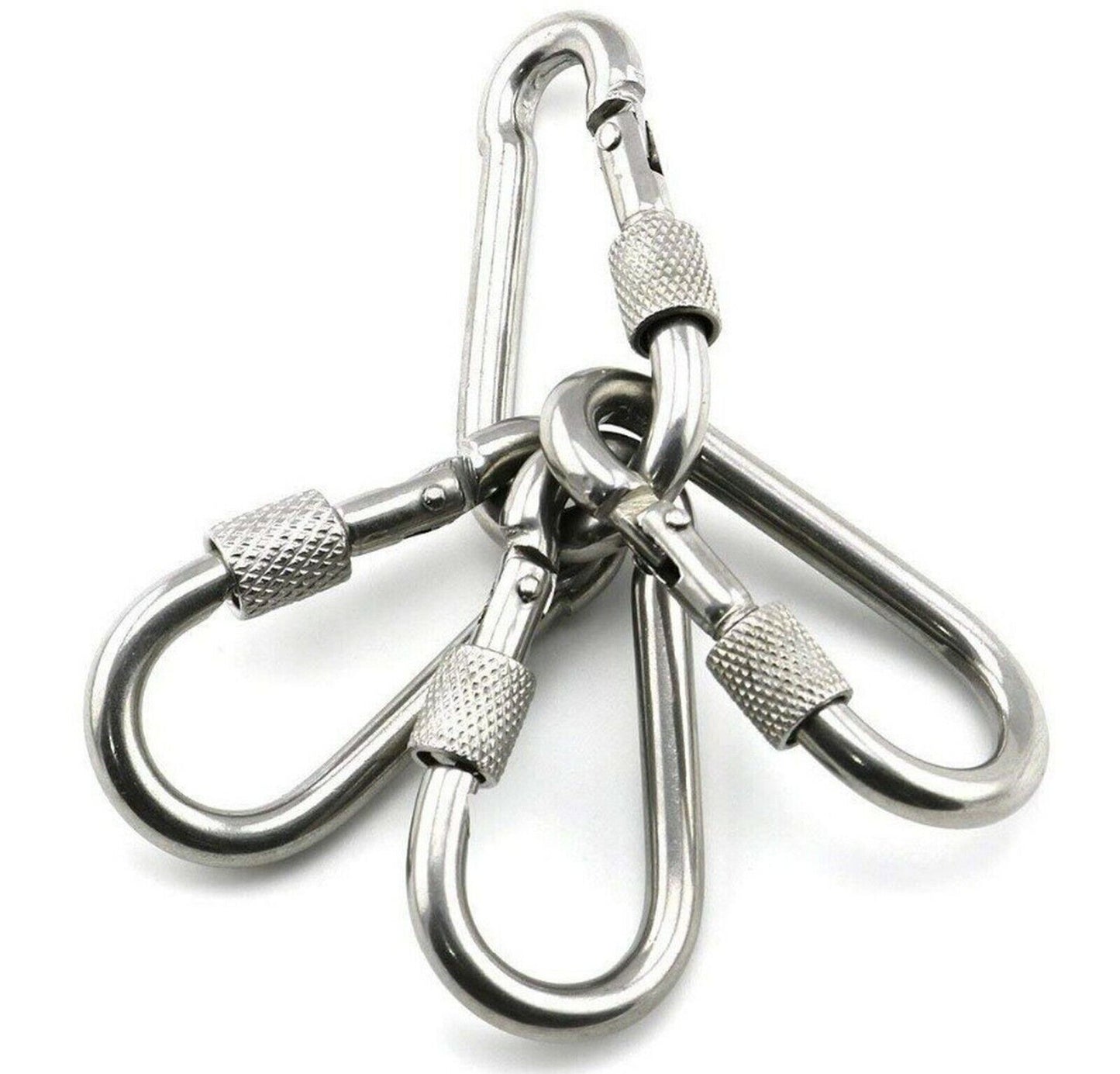 Locking Carabiner Clips (Set of 10)