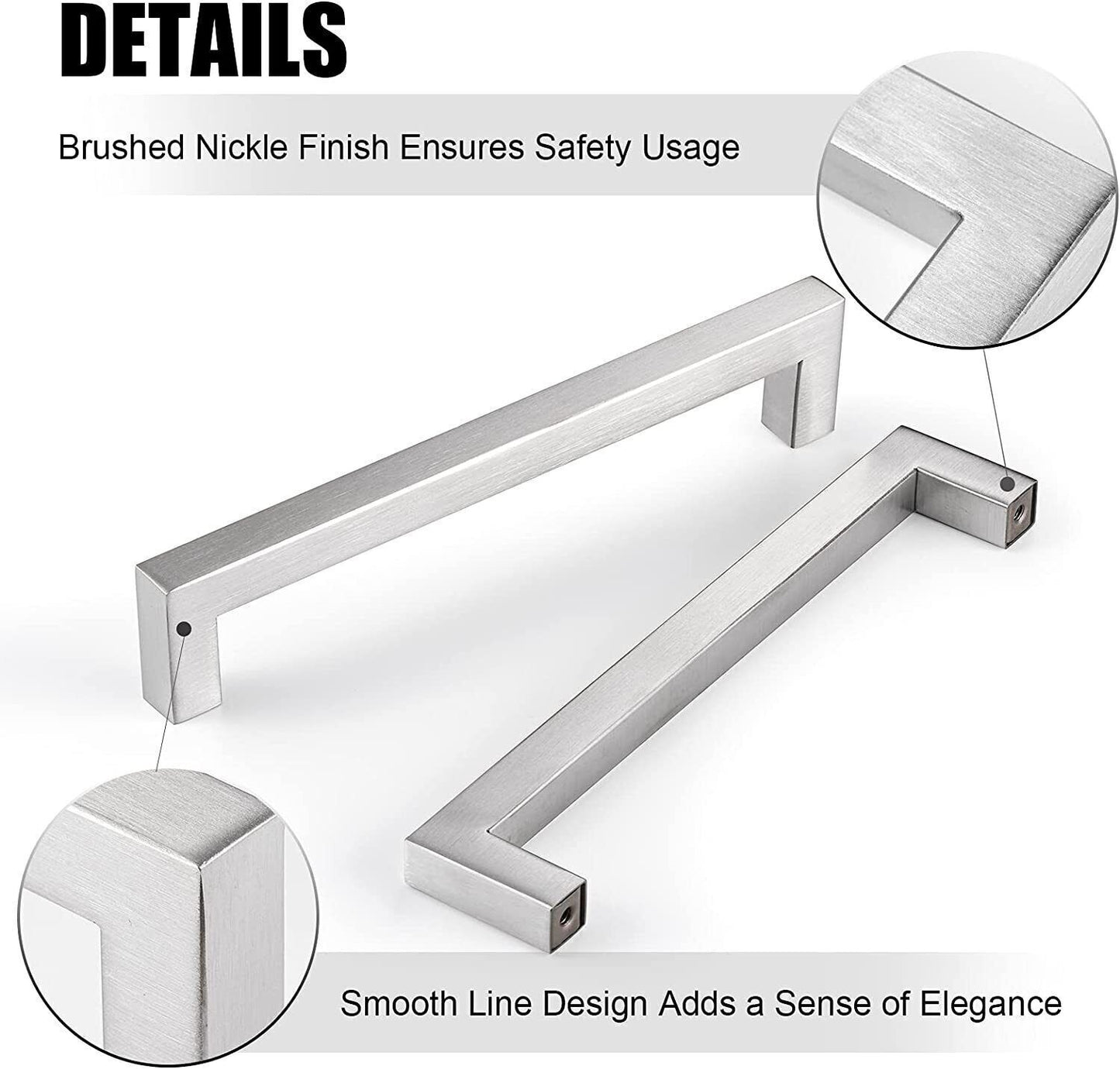 Kitchen Cabinet Door Handle Square