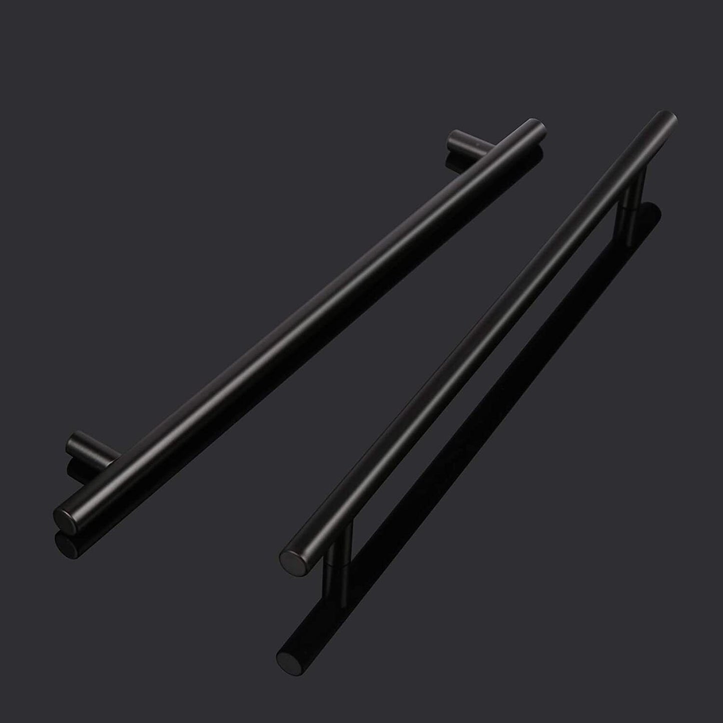 T-Bar Black Door Handles (Pack of 20)