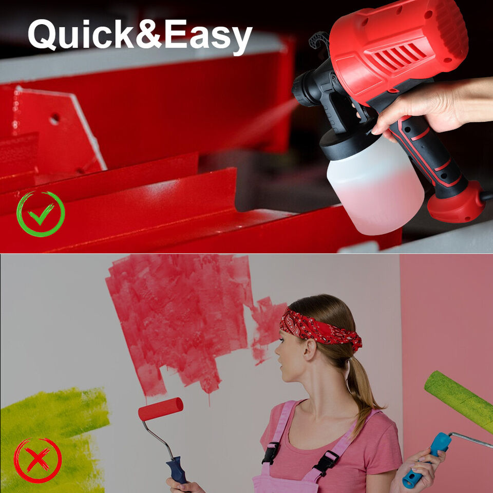 Electric Paint Spray Gun Machine Set