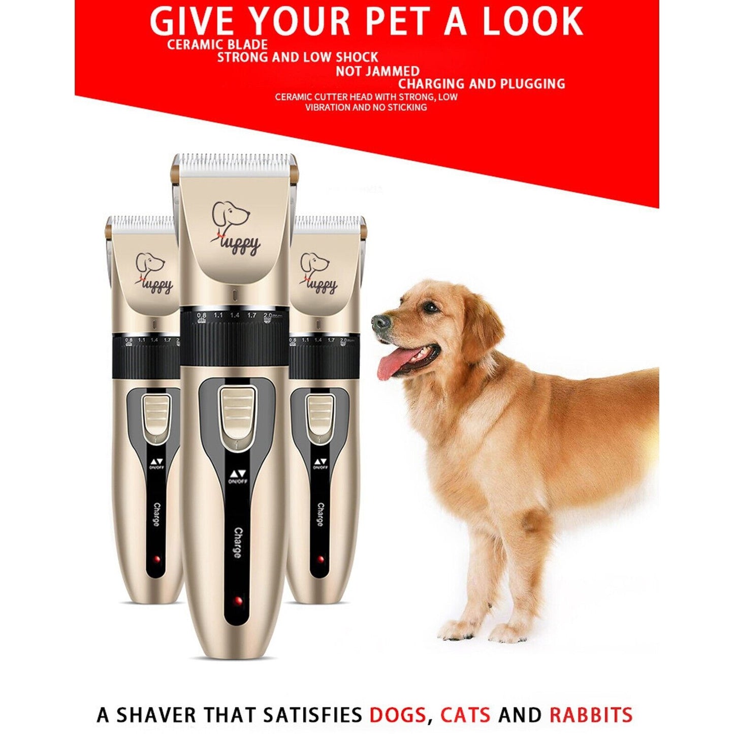 Electric Pet Dog Hair Trimmer Set