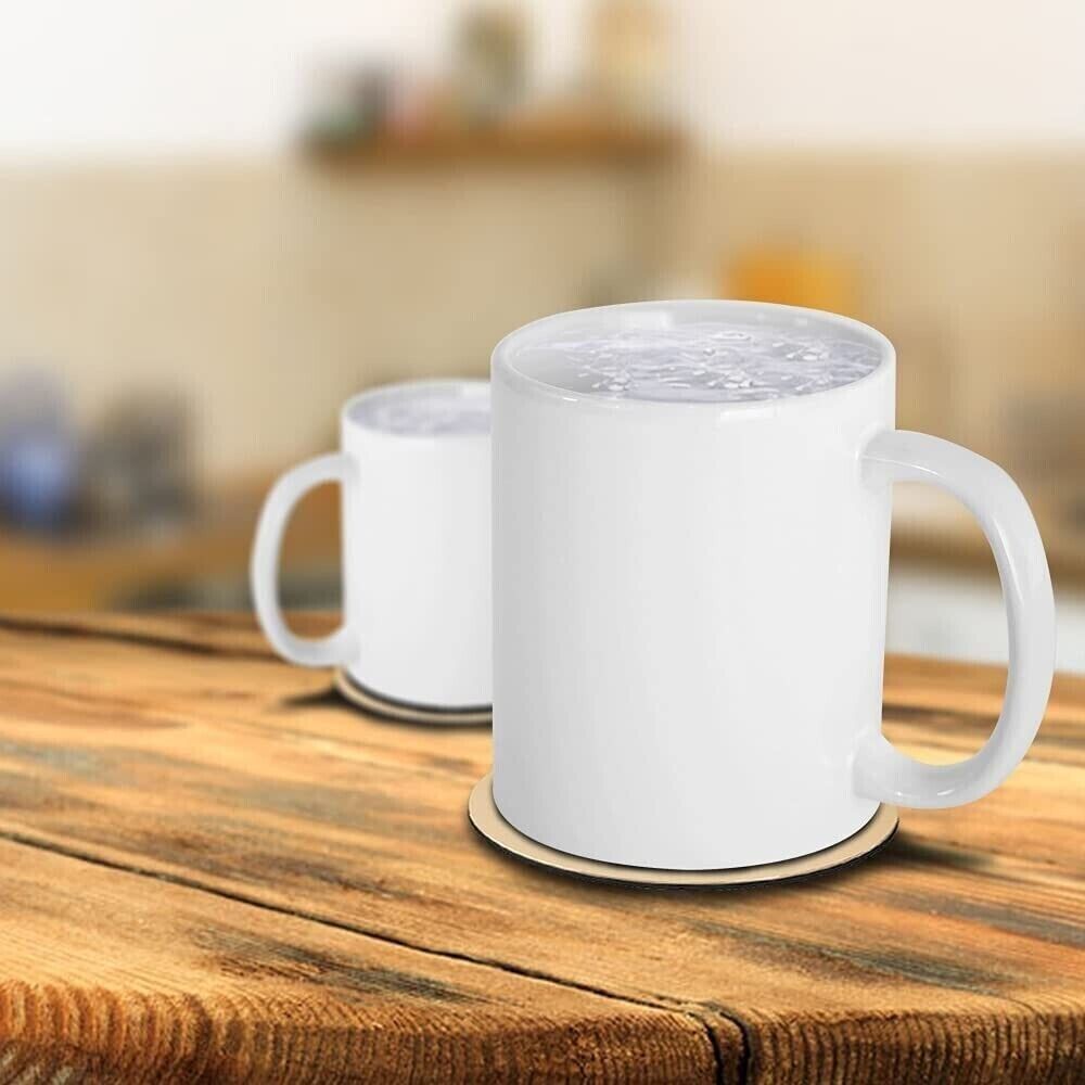 (Pack of 36) Sublimation Mugs 11oz White Large Handle + Gift Box