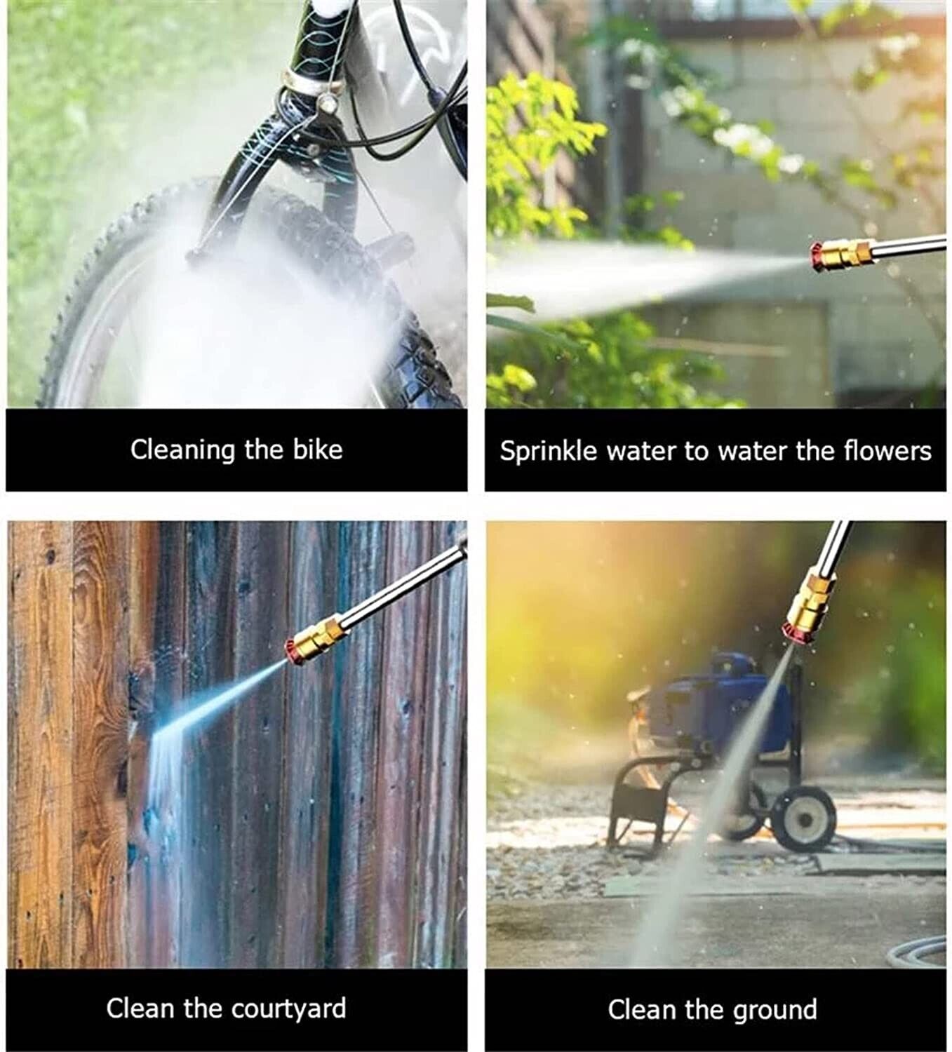 Portable Cordless High Pressure Car Washer Water Jet Gun